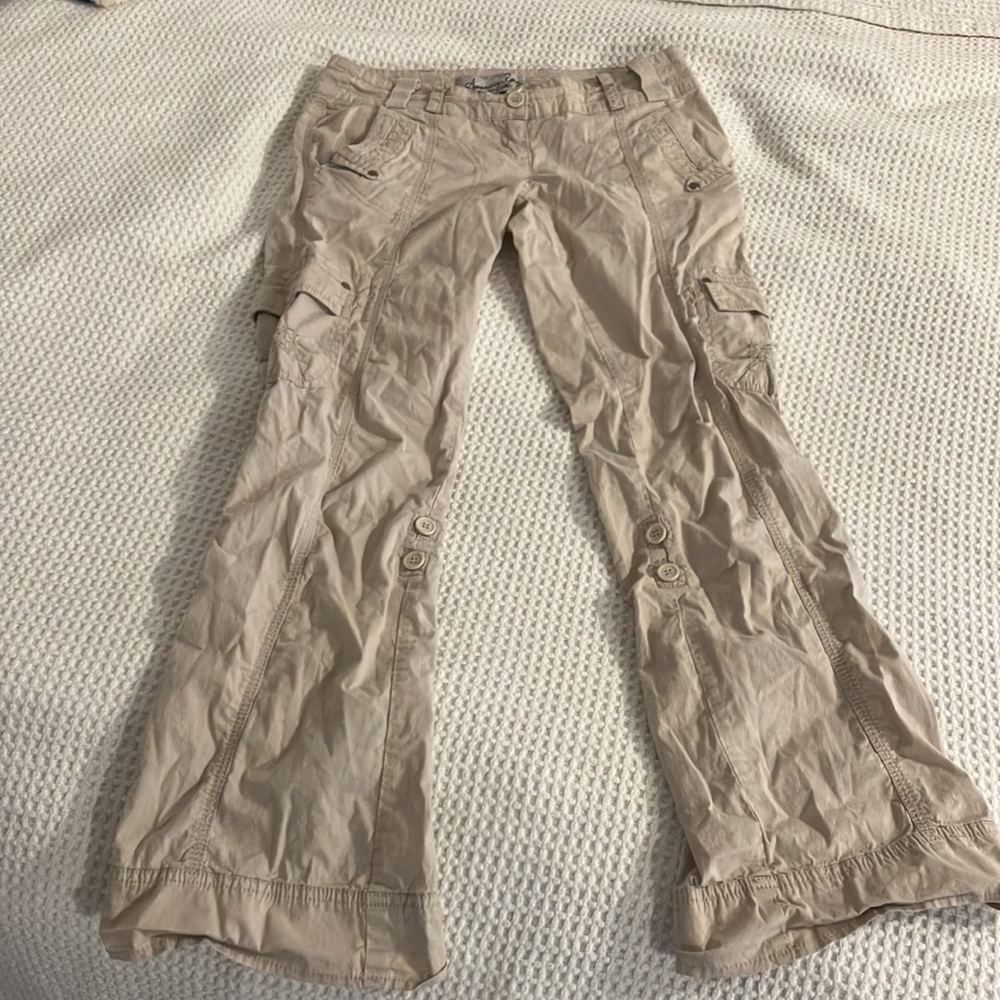 Y2K low rise cargo pants